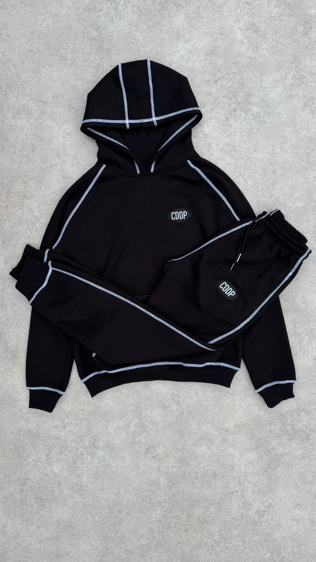 Black stitching tracksuit