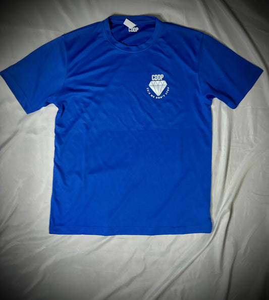 Blue gym T-shirt